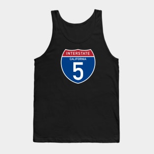 Interstate 5 - California Tank Top